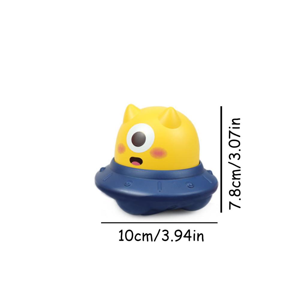 Pressing The Space Flying Saucer Pressing The Inertia Sliding Cute Cartoon Toy,can Be Used As A Gift Forparent-child Interaction