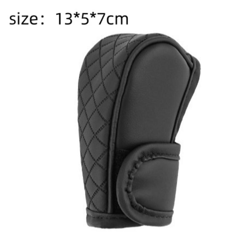 

Универсальный чехол на рычаг переключения передач автомобиля из ПУ кожи, полная защита, чехол на ручной тормоз, дышащий, противоскользящий, защита рычага переключения передач для интерьера