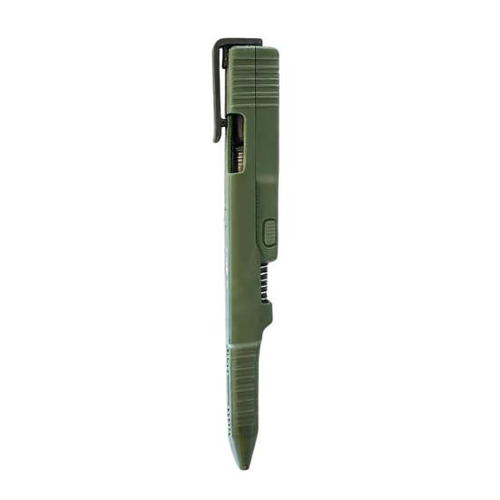 Ballpoint Pen 3D Printed Tactical Slide Action Pen Lightweight Durable PLA Body Smooth Gel Ink Refillable Writing Tool