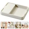 Pot Lid Holder Foldable Kitchen Spoon Rest Plastic Countertop Lid Stand Multi Function Organizer Pots and Pans Organizer