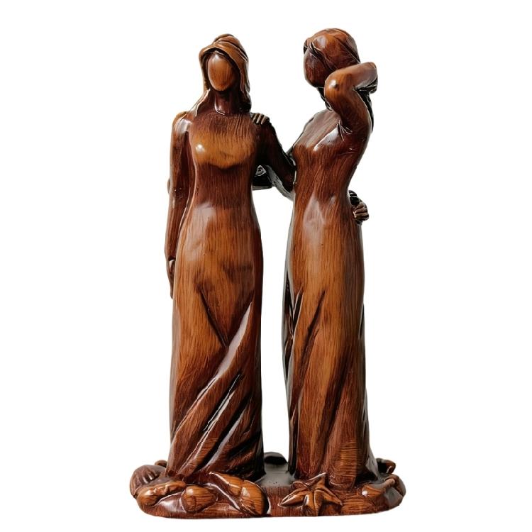 

Artistic Resin Desktop Ornament Friendship Decoration for Decorative Enhancement in Home Office and Party Environment