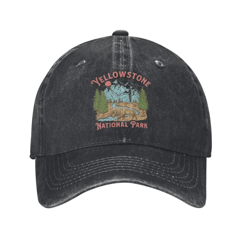 Ayellowstone Dutton Ranch Vintage Brand Baseball Caps Distressed Washed Caps Hat Outdoor Activities Adjustable Fit Sun Cap