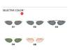 2024 Trendy Metal Cat-Eye Sunglasses for Women - European & American Street Style