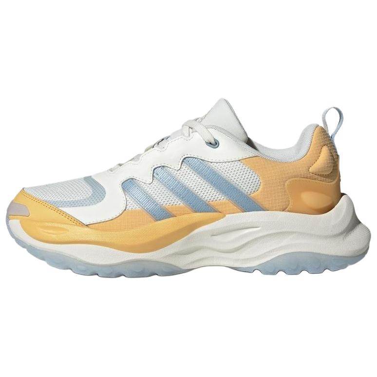 Adidas Maxxwavy Versatile Comfortable Durable Low-Top Dad Shoes Unisex Sneakers White Yellow IF9307