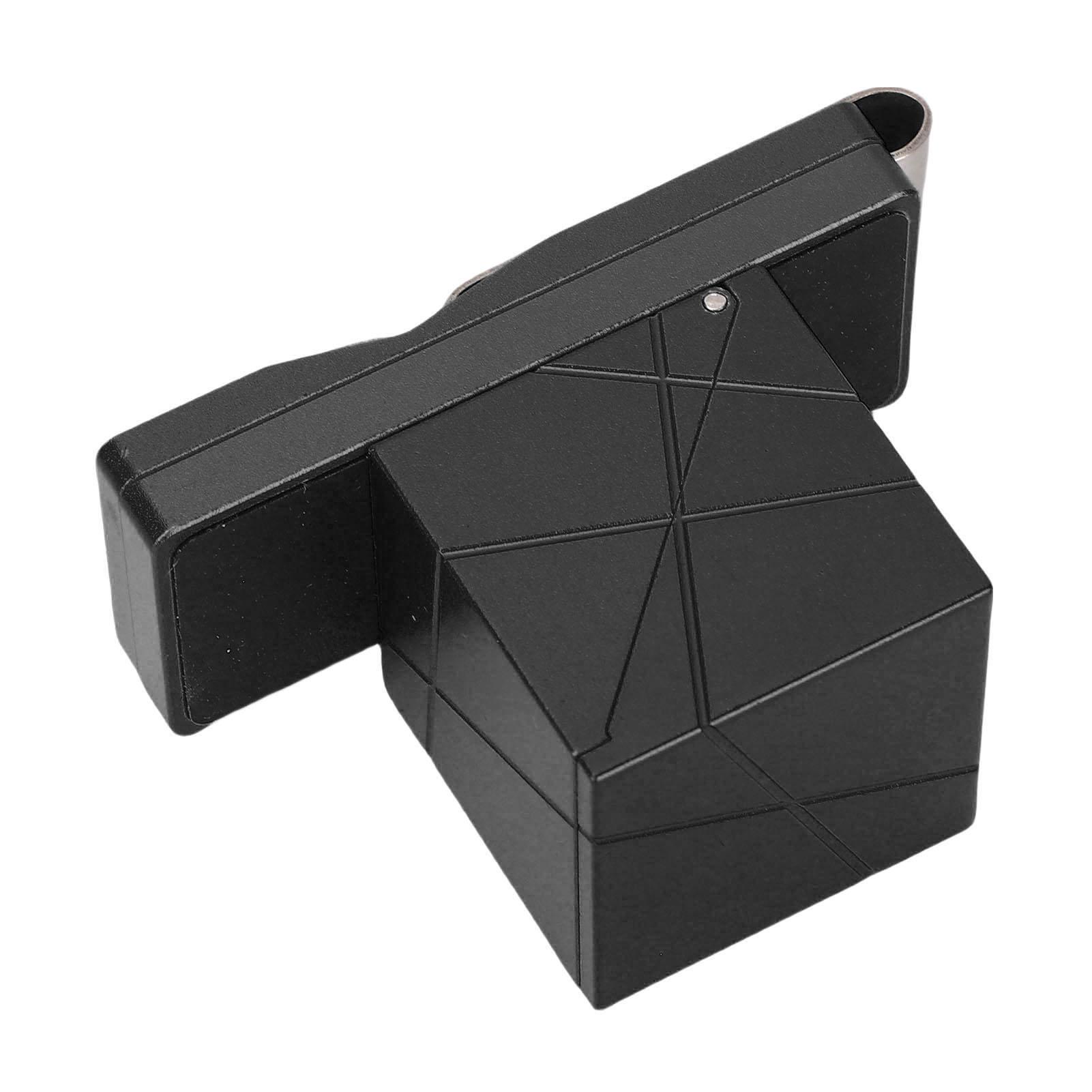 

Pool Cue Chalk Holder Aluminum Alloy Cover Chalk Box with Back Clip for Standard Chalks