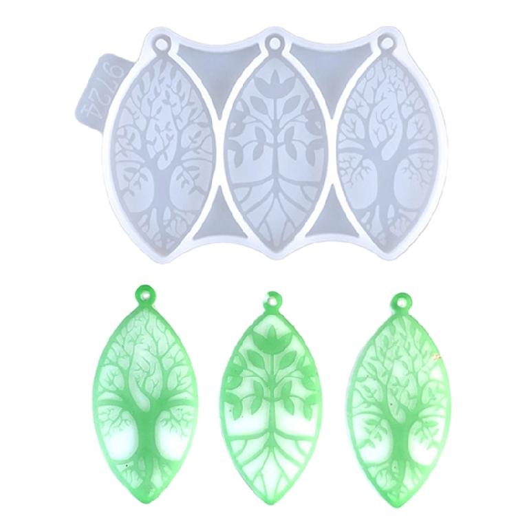 

Round Life Tree Shape Keyring Mold Handmade Keychain Mould Epoxy Resin Moulds