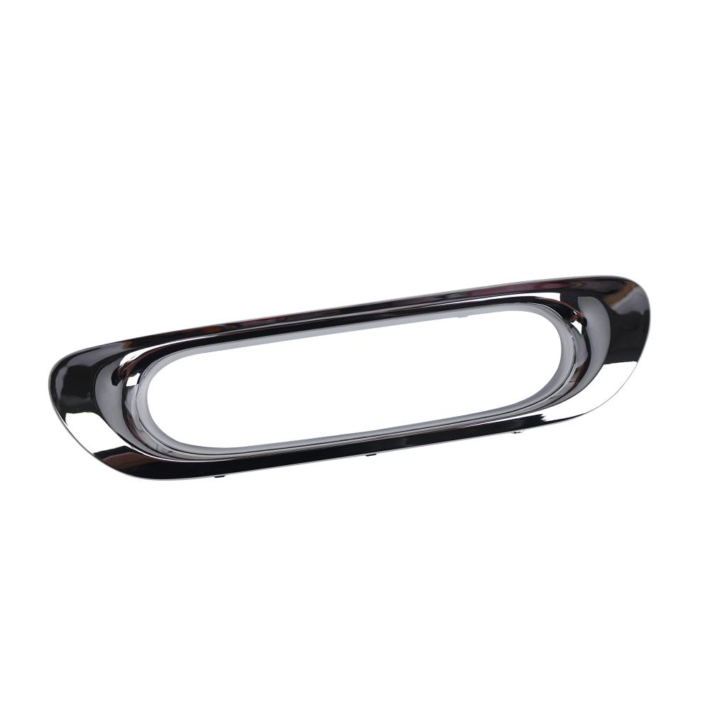Car Rear Fog Light Fit For Mini Cooper F55/F56/F57 2013-2016  Rear Bar Brake Light Bezel  Rear Fog Light Chrome Cover Trim Chrome