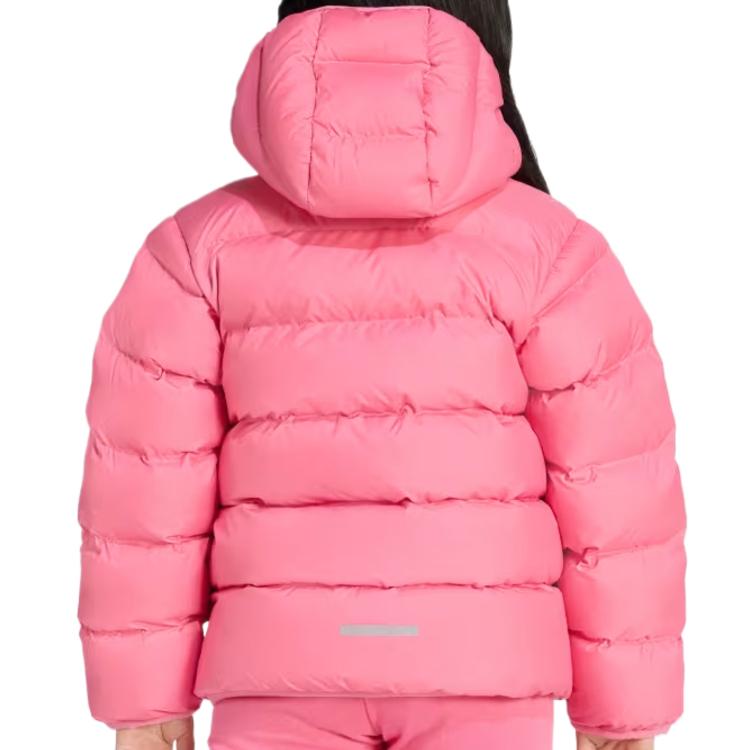 adidas Padded Jacket Pink Fusion Children Aged 3 7 Years Old JW2454