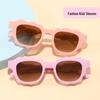 Chic Kids' Wave-Edge UV-Protection Sunglasses - Trendy Small Frame Sunshades