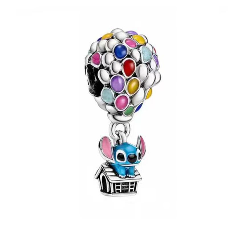 Neuer Disney Funkelnder Fremder Demodog Demogorgon Hänge Stitch Charm Perle Monster Passend für Original Armbänder DIY Schmuck Geschenke