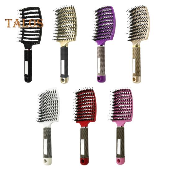 Belüftete Haarbürste, tragbar, antistatisch, dünn, dick, lockig, lang, nass, trocken, Paddelbürste für Frauen und Mädchen, Kopfhautmassage, Haarstyling, Entwirrungskamm