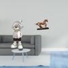 Astronaut Horse Statue Tabletop Ornament Creative Modern Decorative Figurine for Desk Fireplace