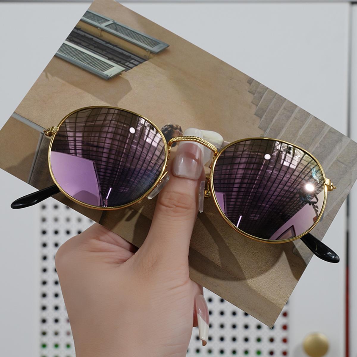 

1 шт. Новые модные женские солнцезащитные очки, Дизайн высокого класса для больших лиц, Винтажные оттенки, Пляжный модный аксессуар, Мужские солнцезащитные очки розовый