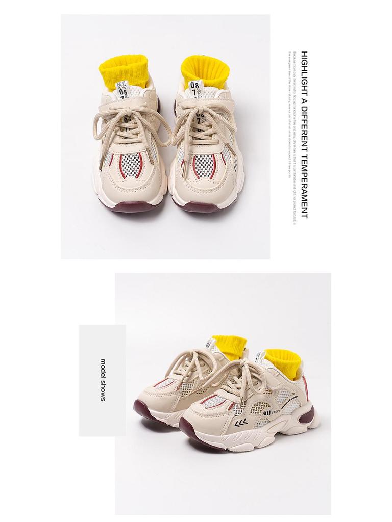 Frühjahr 2026 KindersportSchuhe, Atmungsaktives Mesh, Weiche Sohle, Leichte Laufschuhe für Jungen & Mädchen, Freizeit-Sneaker