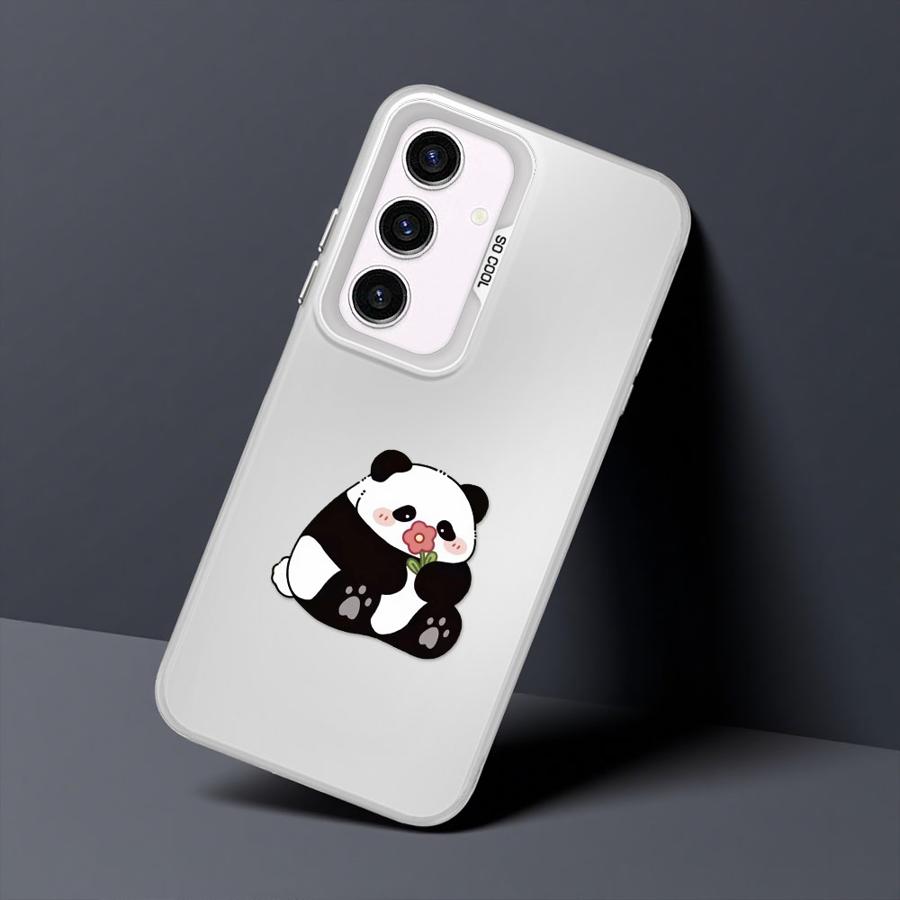 Cute Cartoon Panda Soft Cover Phone Case for Samsung Galaxy A54 A73 A35 A71 A26 A36 A51 A56 A55 A52 A72 A53