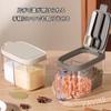 PAVIKE Seasoning Jar Seasoning Airtight Large Spoon Ideal for Seasoning Kitchen and Pepper [600ML] Salt, Sugar, Bottle, Container, Capacity, Included,