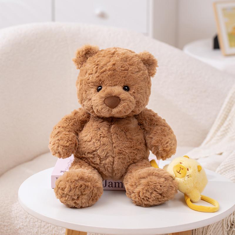 Bear Teddy Adorable Plush Toy With Capybara Companion Cute Animal Gift Perfect
