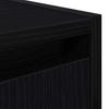 Wall Mounted Nightstand Black 38 X 34 X 40 Cm
