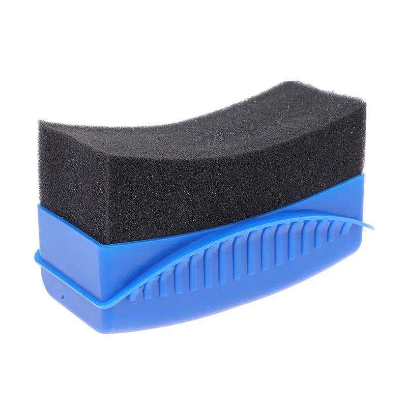 New Waxing Sponge Brush With Cover ABS Washing Cleaning Tire Contour Dressing Applicator Pads Detail Accessories