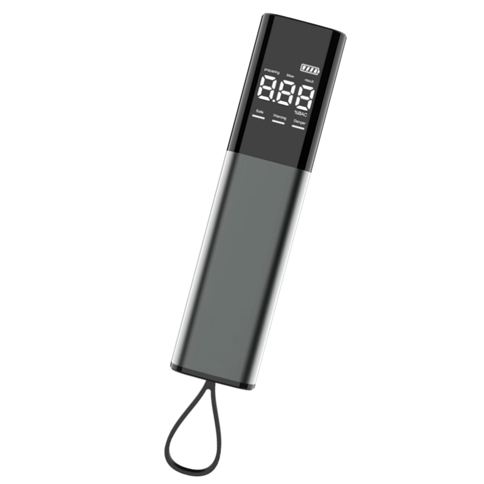 

Handheld High Accuracy Breath Alcoholicity Analyzer Detector Testing With Backlit LCD Indication Screen For Safe Driving 1