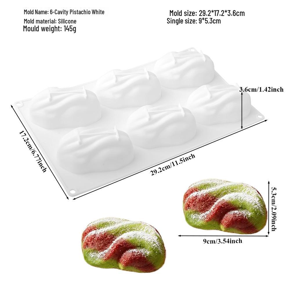 Moldes de Silicona para Mousse de Fruta 3D: Pera, Manzana, Piña, Melocotón, Durian, Frambuesa.