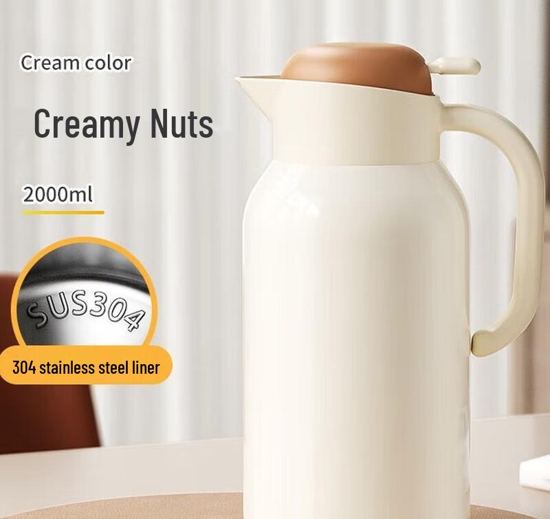 

JEKO&JEKO 2L Stainless Steel Thermos Flask