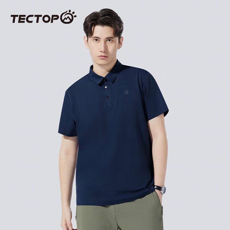 TECTOP Men s Quick-Dry Polo Shirt L