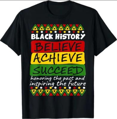 Black History Month Honoring Past Inspiring Future African T-Shirt