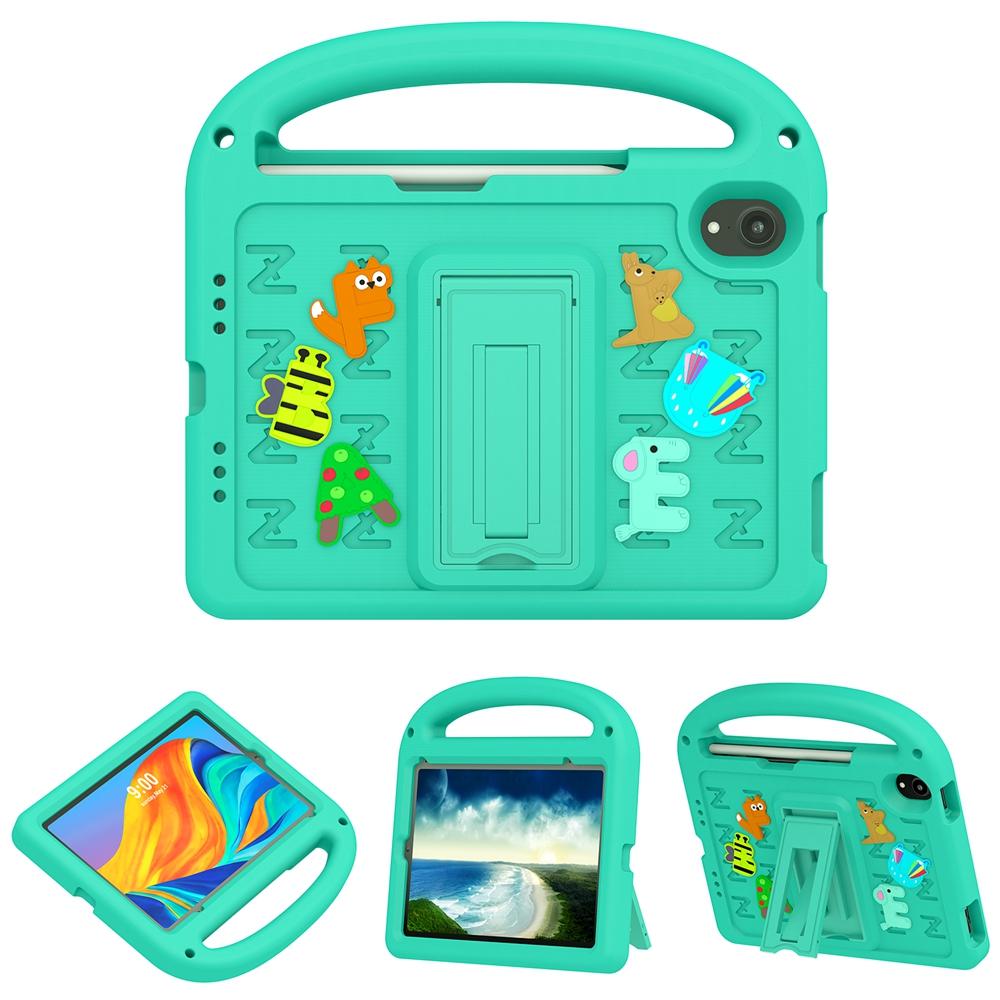 For Apple iPad mini 6 7 2021 2024 A17 Pro A2567 A2568 A2993 A2995 A2996 Case Kids Safe Cartoon Letter Portable EVA Foam Shockproof Stand Tablet Cover