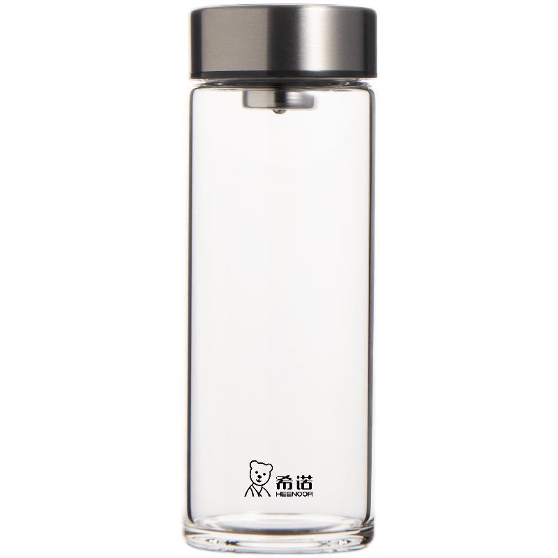 Heenoor Single-Layer Glass Cup with Tea Infuser