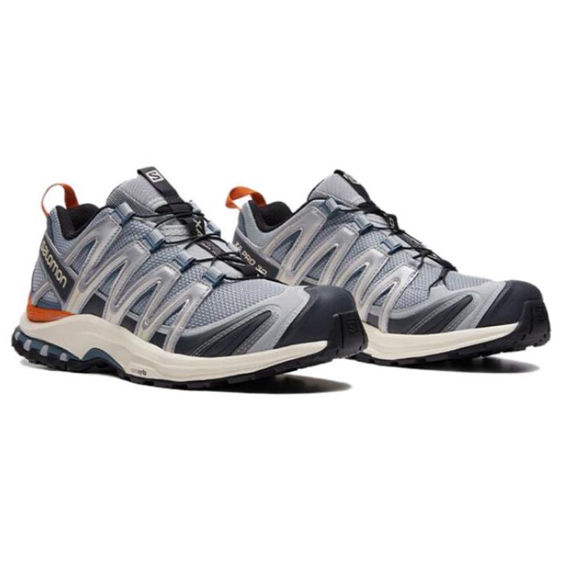 SALOMON Xa Pro 3D Adv 'Gray Silver Orange' Sneakers 472456