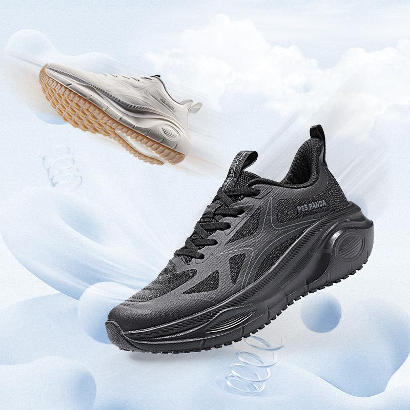 Spring and Summer Sports Shoes Fashionable Versatile Height Increase Lightweight Casual Shoes Couple Shock Absorption Running Shoes