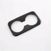 For KIA Sportage 2022-2024 Carbon Fiber Rear Water Cup Holder Frame Cover Trim