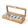 Transparent Lid Watch Storage Case 3/6grids Wooden Watch Box Watch Storage Box  Jewelry Display Box