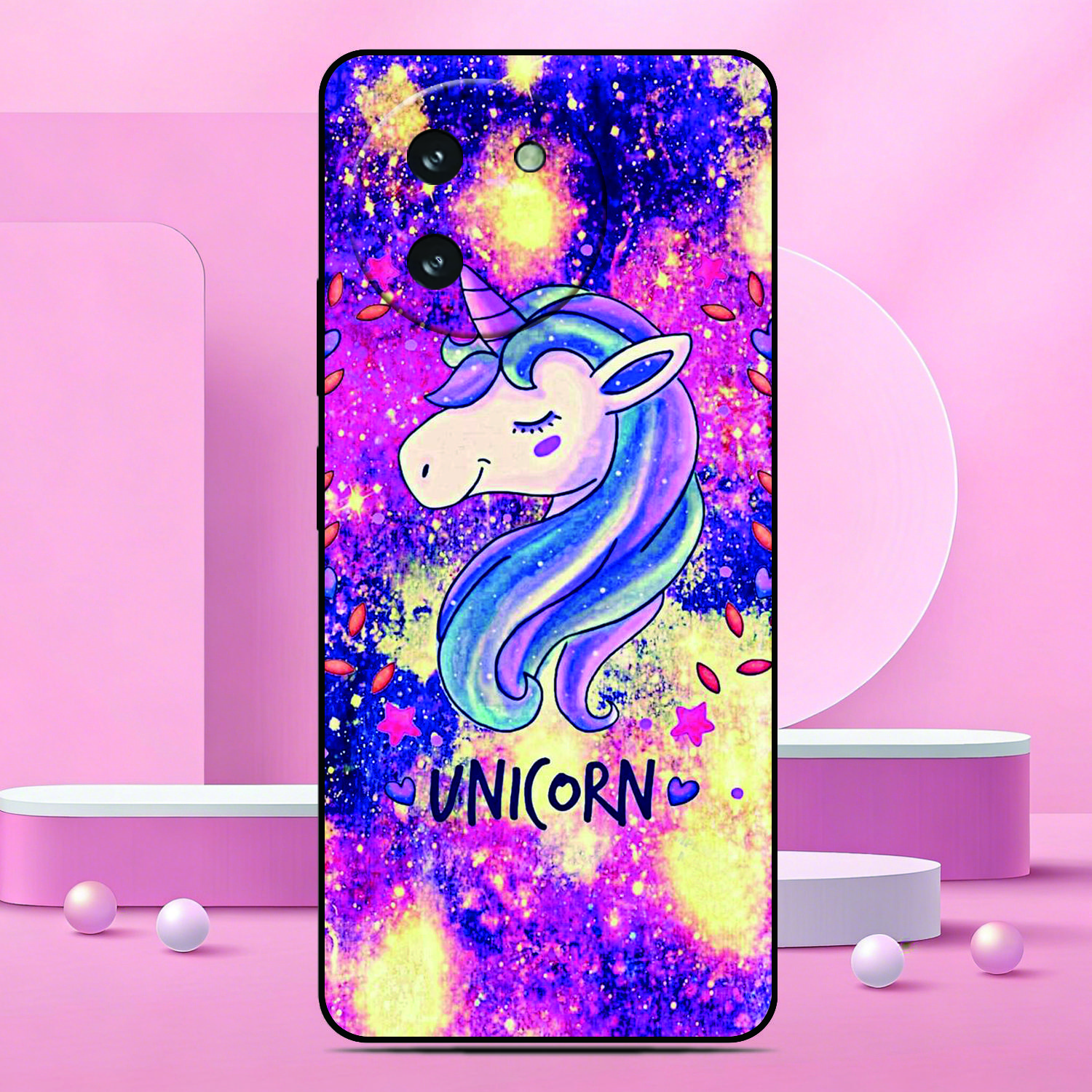 Rainbow Unicorn Phone Case For ZTE Blade A76 4G A75 A73 A72 A71 A35e A56 A55 A54 A35 A36 A51 A34 A31 Plus A5 Custom Image Cover Blade A35 Lite