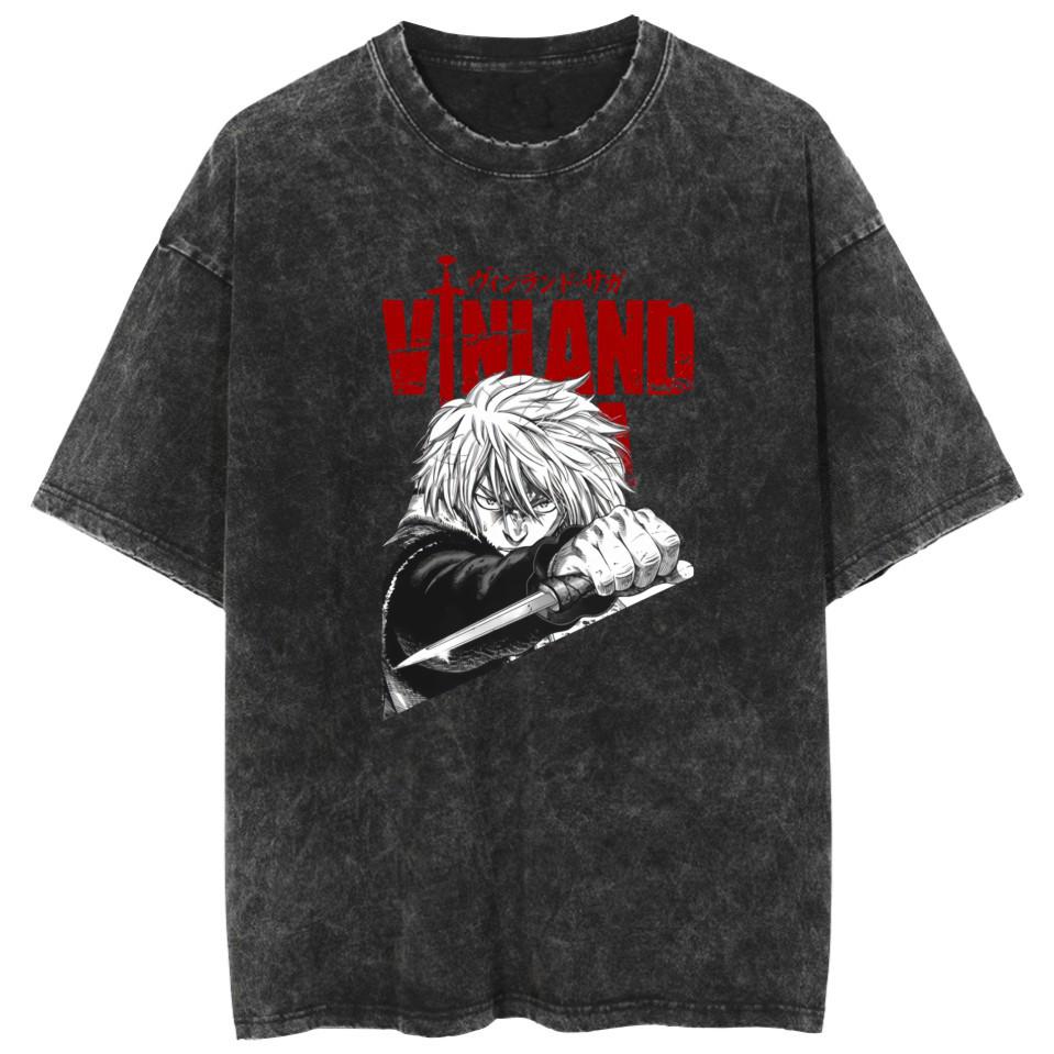 Ice Sea Saga Anime Cotton Casual Short Sleeve T-shirt