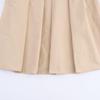 Autumn 2025 Women's Pleated Cloak Midi Skirt with Belt
