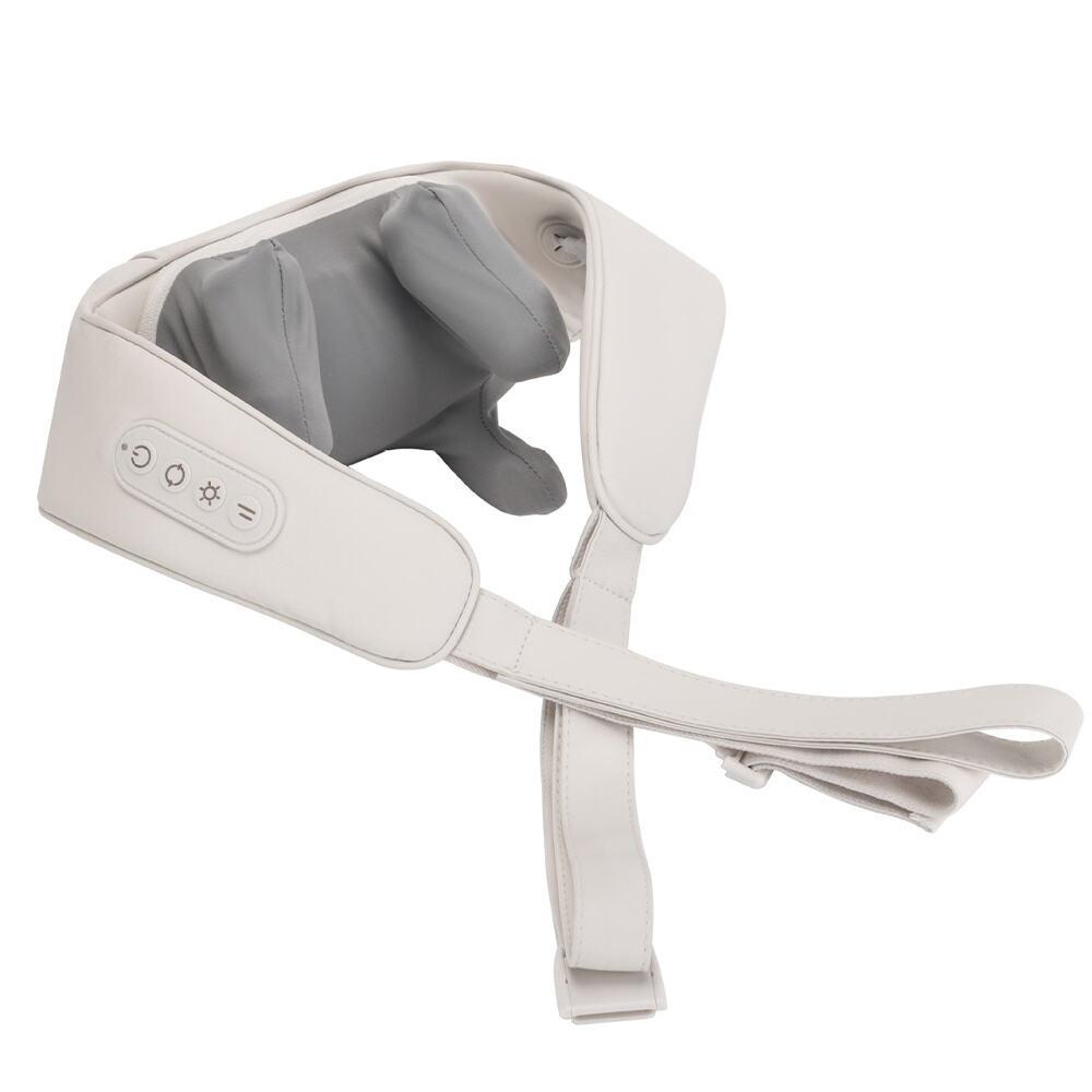 

Kneading Massage Instrument Neck and Shoulder Massager Shiatsu Spine Muscle Relax Orthopedic Heating Cervical Shoulder Massager белый