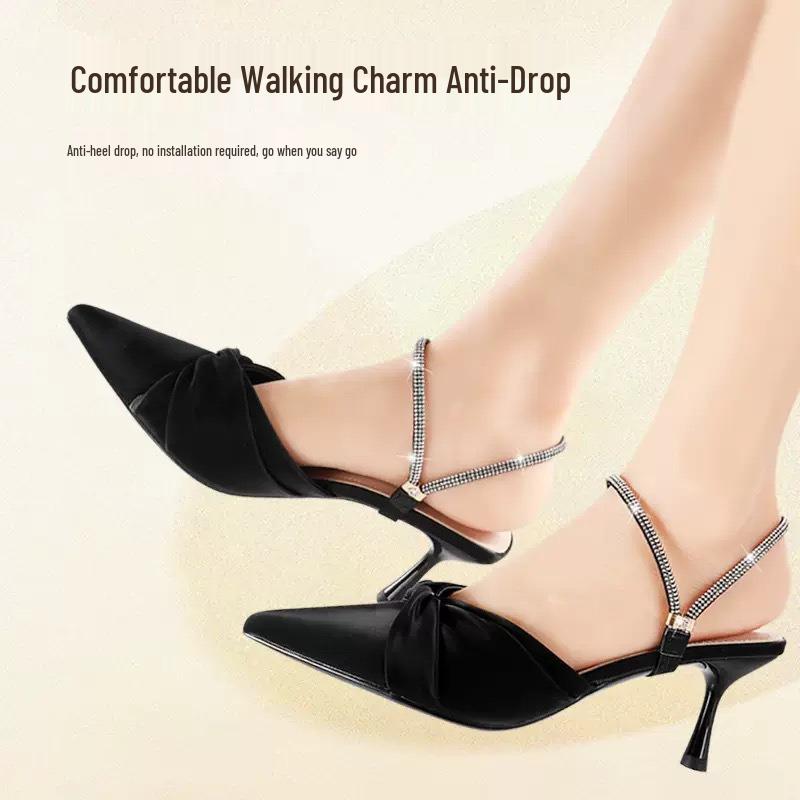 High Heel Anti-Drop Straps Sandals Fixing Buckles and Laces