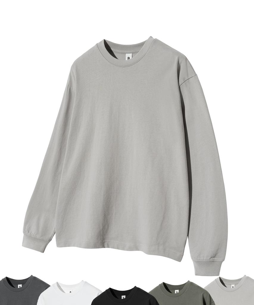BRENSON B. Oversized Ribbed Long Sleeve Tee ( 7 Colors )