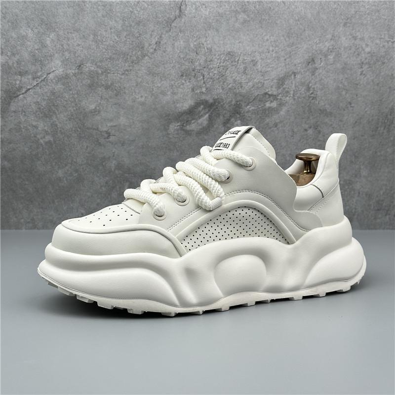 Adidași noi pentru bărbați, pantofi casual de designer de modă, pantofi confortabili de exterior pentru alergat pentru bărbați, adidași cu platformă cu șireturi, Tenis Masculin