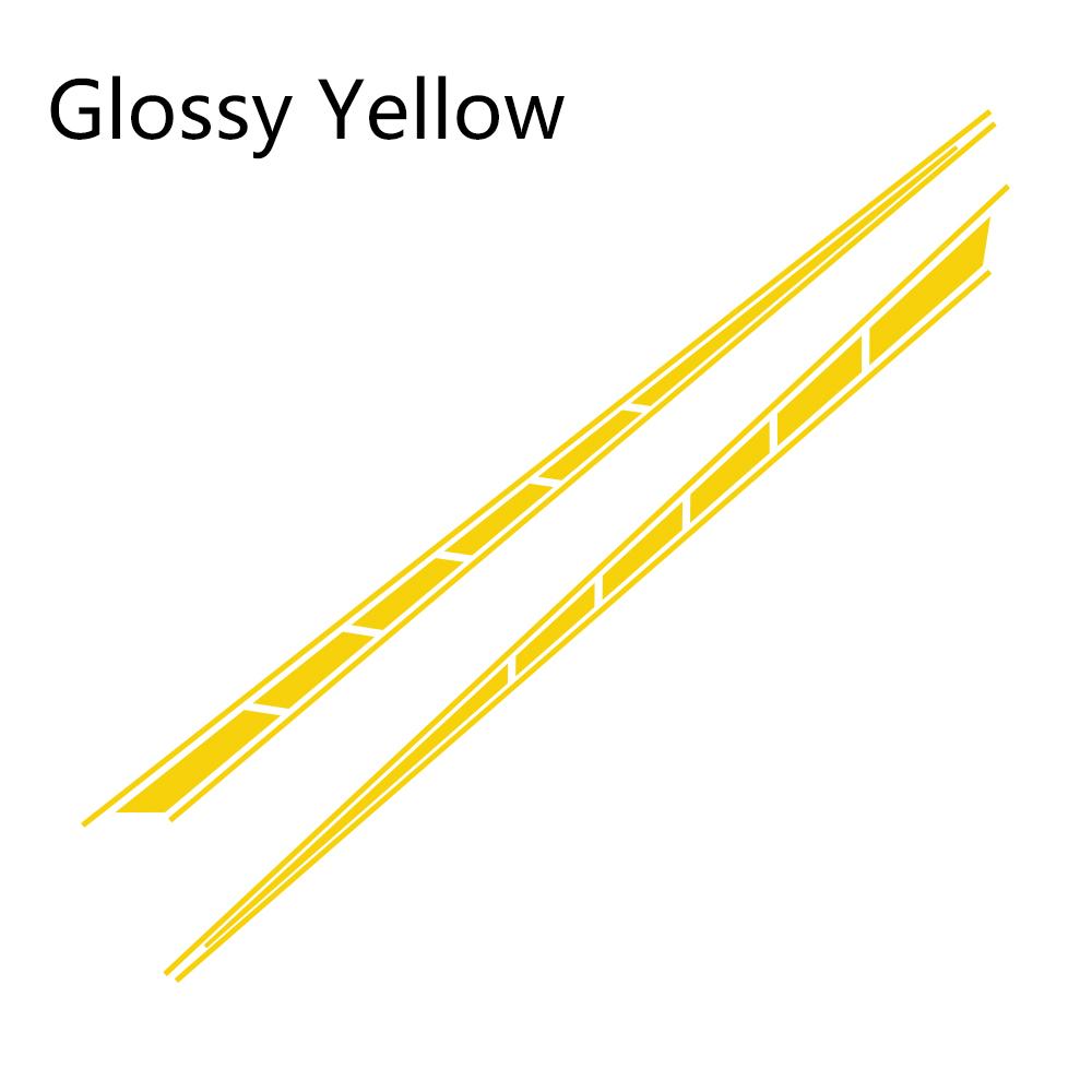 2pcs/lot 300x14cm Both Sides Stickers Tuning Style Side Strip Bumper Car Wrap Vinyl Film Automobiles Products Car Accessories