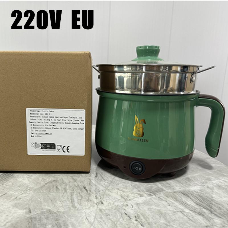 

Мини электрическая плита для домашней кухни на 2 персоны, машина для приготовления лапши на пару, однослойная/двухслойная многофункциональная сковорода с антипригарным покрытием