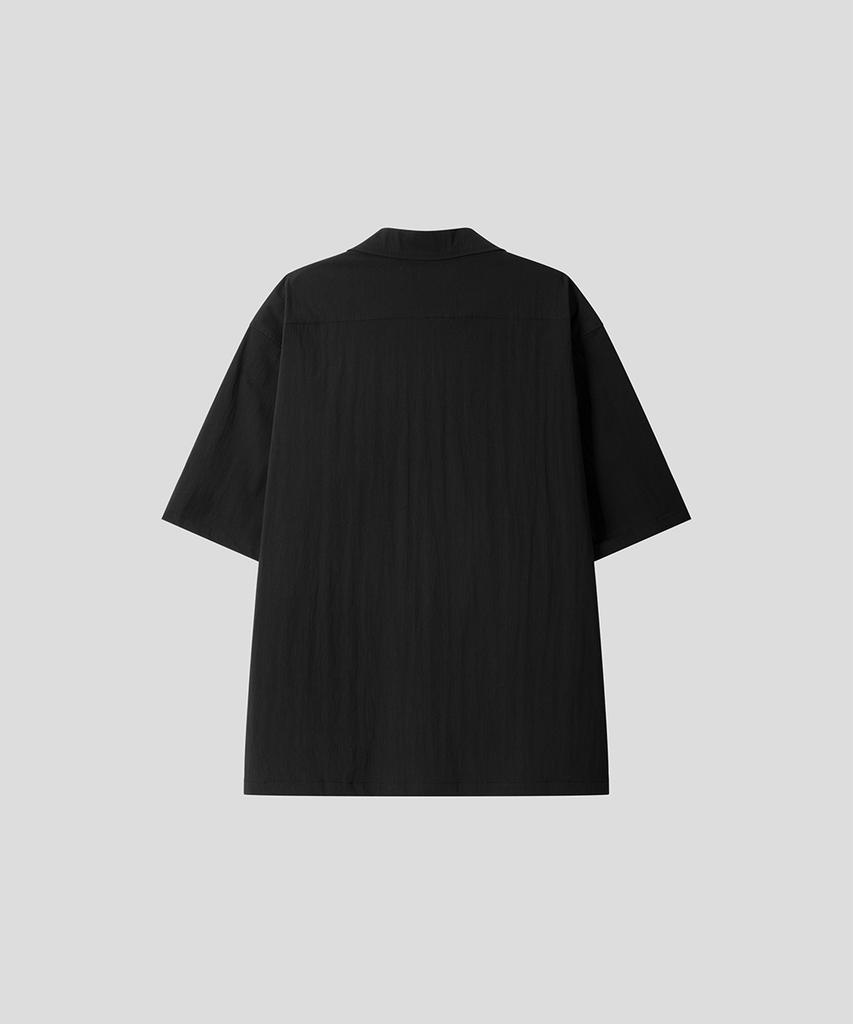 BLACK MOMENT Tech Pocket Half Shirt [Black]