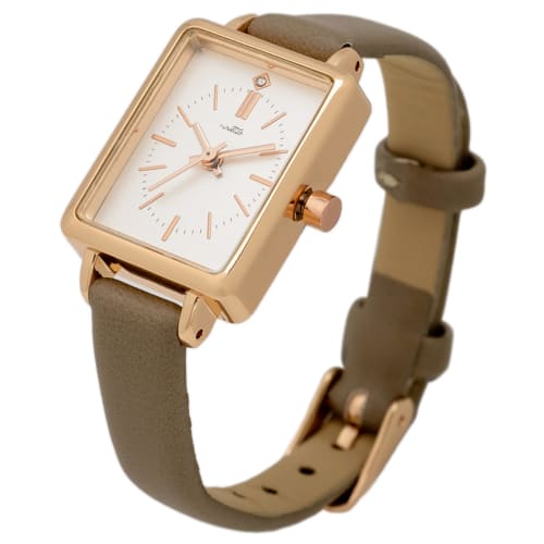 

Женские аналоговые часы Fieldwork с кожаным ремешком, серые, GY075-2