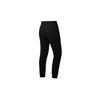 Li-Ning Fleece Lined Solid Color Tapered Knit Sports Pants Men Bottoms Black AKLSA47-1