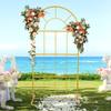 Bymaocar 6.6×3.3ft Metal Arch Stand, Garden Arbor Frame Backdrop Stand,Balloon Flower Stand for Wedding Party Stable and Durable