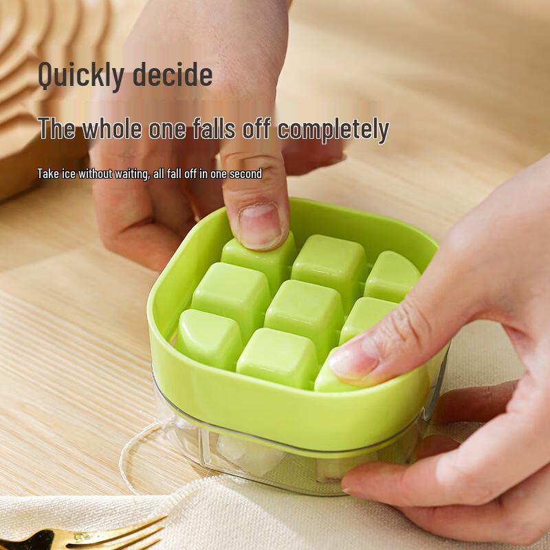 Pabei Mini Press Ice Cube Tray, 2-Pack