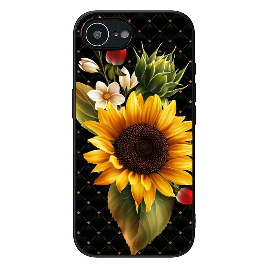 Sonnenblume Rose Blume Handyhülle für Samsung Galaxy S25 Edge S24 S23 FE Plus Ultra A16 A15 A55 A57 5G Schutzhülle