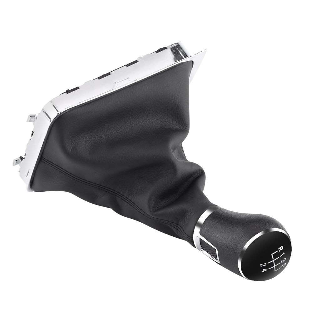 5 Speed Car Gear Shift Knob Gearstick Gaiter Boot Kit For  Passat B7 2011 2015